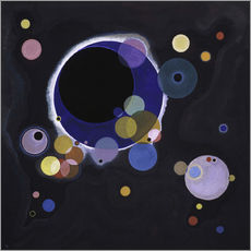 Wall sticker  Circles - Wassily Kandinsky