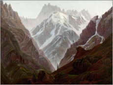 Acrylic print  high mountains - Karl Gustav Carus