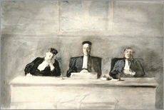 Gallery print  The Three Judges - Honoré Daumier