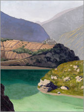 Wall sticker  Lake Geronde, Sierre - Félix Édouard Vallotton