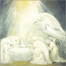 Gallery print  The Infant Jesus Saying His Prayers - William Blake