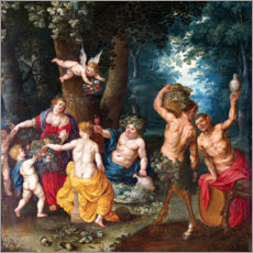Poster The Feast of Bacchus
