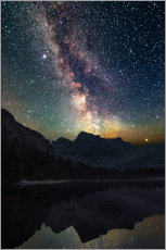 Gallery print  Milky Way over the mountains - Matthias Köstler