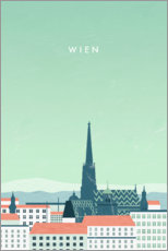 Poster  Vienna illustration - Katinka Reinke