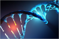 Gallery print  DNA helix structure - Johan Swanepoel