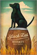 Wall sticker  Black Lab Whiskey - Ryan Fowler