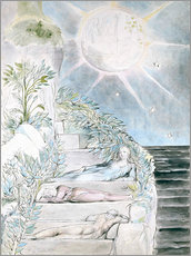 Gallery print  Dante and Statius sleep - William Blake