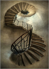 Gallery print  Spiral staircase in an old tower - Jaroslaw Blaminsky