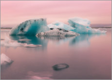 Wall sticker  Icebergs in Iceland - Simon J. Turnbull