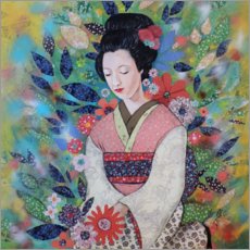 Canvas print  Always maiko square - Sylvie Demers