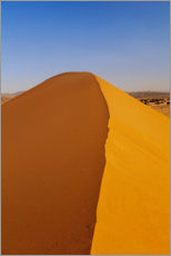 Poster Sand dune in the Sahara