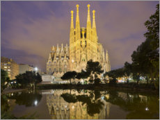 Poster Sagrada Família in Barcelona