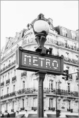 Poster Metro in Paris