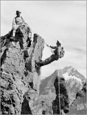 Poster  Climber in Switzerland
