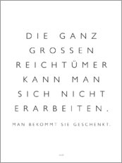 Poster Riches (German)