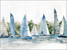 Foam board print  Sailing trip II - Emma Scarvey