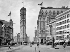 Canvas print  Historisches New York - Times Square, 1908 - Christian Müringer