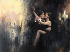 Acrylic print  Tango dancers - Tony Hinchliffe