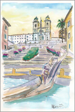 Canvas print  Piazza Spagna, Rome - M. Bleichner