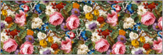 Gallery print  Floral pattern III, panorama - William Kilburn