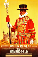 Poster London Travel (german)