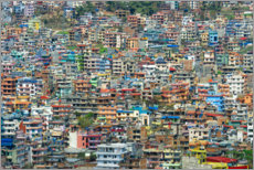 Poster  View over Kathmandu, Nepal - G & M Therin-Weise