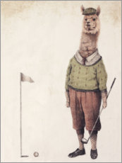 Poster  Alpaca Golf Club - Mike Koubou