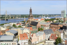 Acrylic print  Riga skyline, Latvia - Fraser Hall