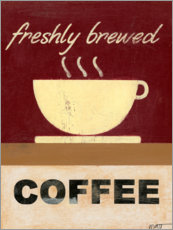 Foam board print  Freshly brewed coffee - Norman Wyatt