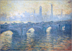 Wall sticker  Waterloo Bridge, London - Claude Monet