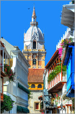 Gallery print  Church in Cartagena, Colombia - HADYPHOTO