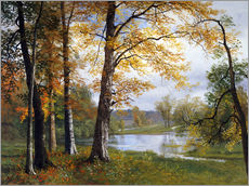 Gallery print  A Quiet Lake - Albert Bierstadt