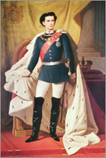 Poster  Ludwig II of Bavaria - Ferdinand von Piloty