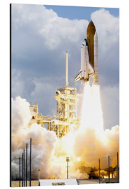Aluminium print  Space shuttle Atlantis launches - NASA