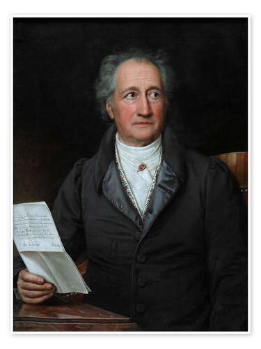 Poster Johann Wolfgang von Goethe