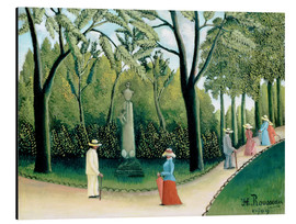 Aluminium print  The Monument to Chopin in the Luxembourg Gardens - Henri Rousseau