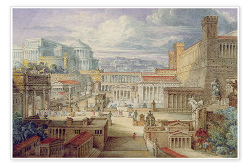 Poster A Scene in Ancient Rome