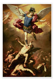 Poster Archangel Michael overthrows the rebel angel