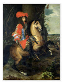 Poster Equestrian Portrait of Louis XIV