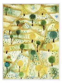 Poster  Small Rhythmic Landscape - Paul Klee