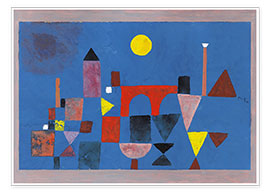 Poster  Red Bridge - Paul Klee