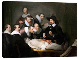 Canvas print  Dr. Tulp's anatomy lesson - Rembrandt van Rijn
