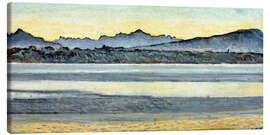 Canvas print  Lake Geneva w. Mount-Blanc - Ferdinand Hodler