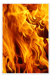 Poster Blazing fire