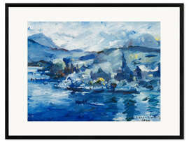 Framed art print  Lake of Lucerne - Lovis Corinth