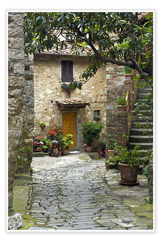 Poster Idyllic path in Montefiorale