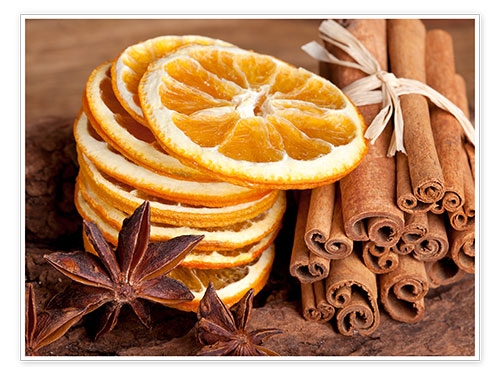 Poster winter spices