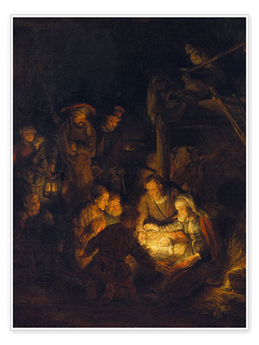 Poster Adoration of the Shepherds. 1646