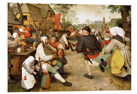 Foam board print  barn dance - Pieter Brueghel d.Ä.