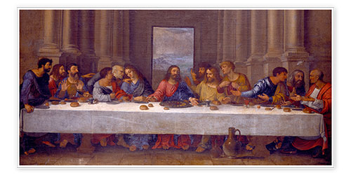 Poster The Last Supper, after Leonardo da Vinci